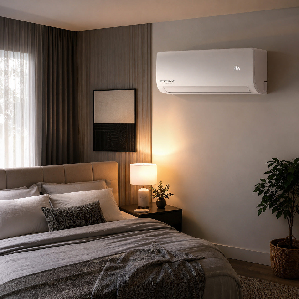 Climatiseur Mural Inverter Passion Maison Horizon 12 – Wi-Fi, R32 & Réversible