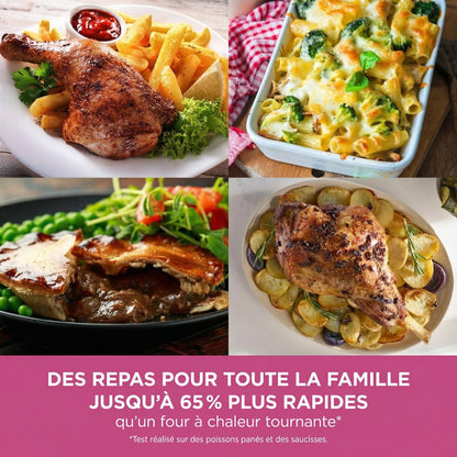 Friteuse Sans Huile Double Zone 10,4L – Air Fryer avec Séparateur Amovible