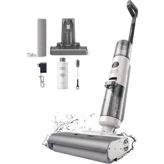 Aspirateur Laveur Sans Fil Hydro – Aspire & Lave – 9 kPa – 30 min – Double Réservoir 1,3 L – Autonettoyage